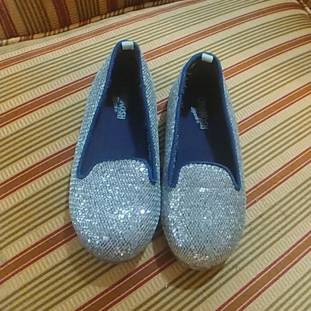 Girls glitter flats